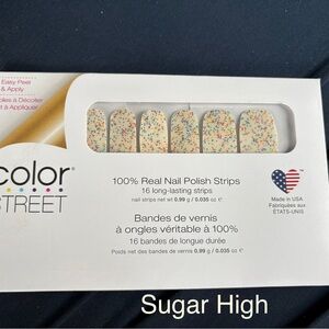 Color Street Sugar High Confetti Nail Strips